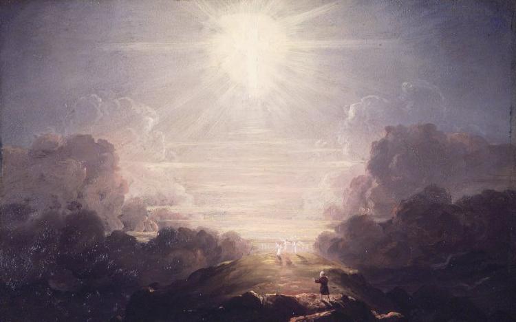 Thomas Cole Study for The Cross and the World oil painting image